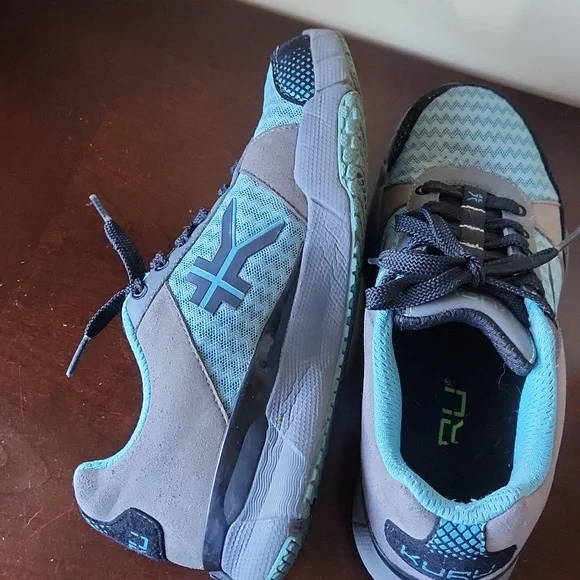 Kuru Quamtum Womens Gray Glacial Blue Shoes Size 7.5 - Picture 7 of 13